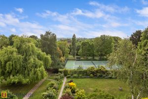 View over gardens and courts- click for photo gallery